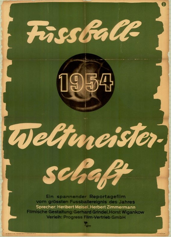 Постер Fußball Weltmeisterschaft 1954